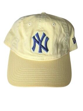 New Era 9TWENTY New York Yankees Color Pack Yellow Strapback Adjustable Hat Cap